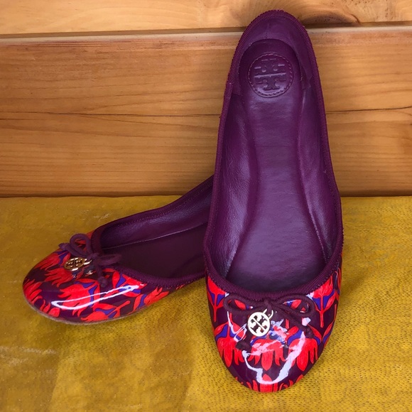 Tory Burch Shoes - Tory Burch Ballet Flats Red Patent 8